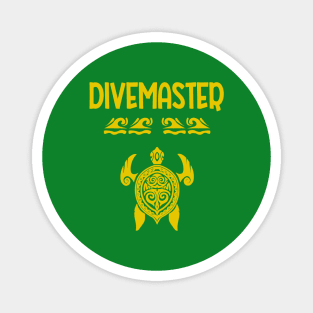 Polynesian Turtle Tattoo Design -Divemaster Scuba Diving Magnet